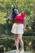 JUPE SHORT VALENTINE